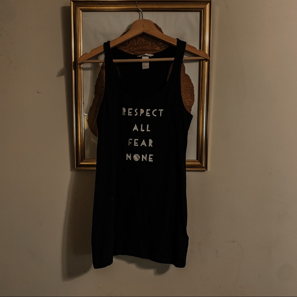 🔮Respect All Fear None Tank🔮